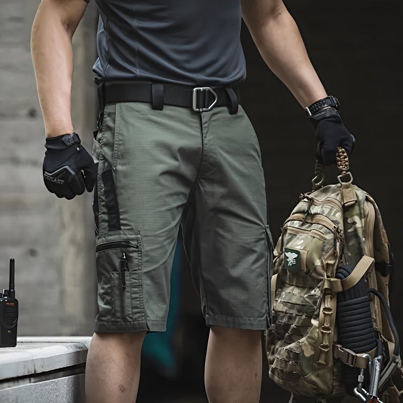 SCRUFFS British-style work shorts, multi-pocket, comfortable and durable, suitable for outdoor commuting and casual summer wear.