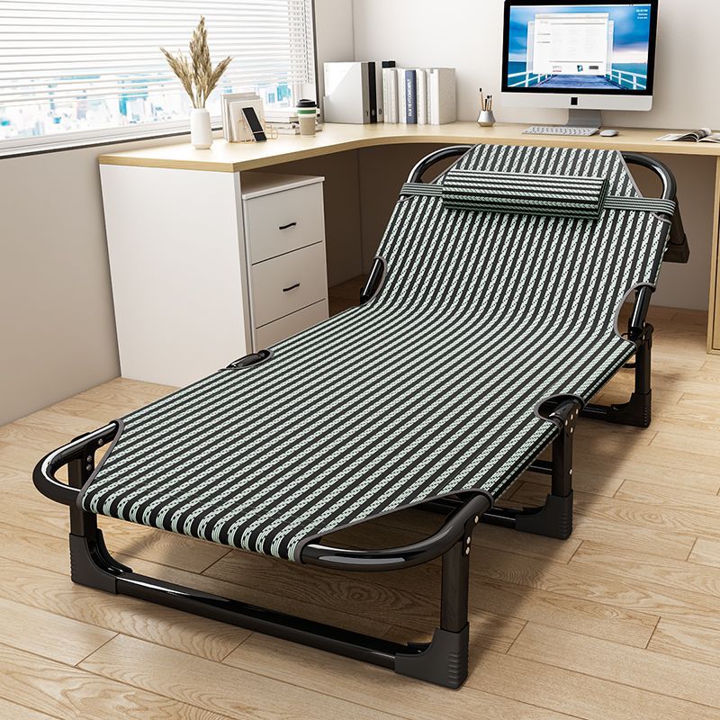 Folding single bed, a must-have for home naps and rest, a recliner for offices and camp beds