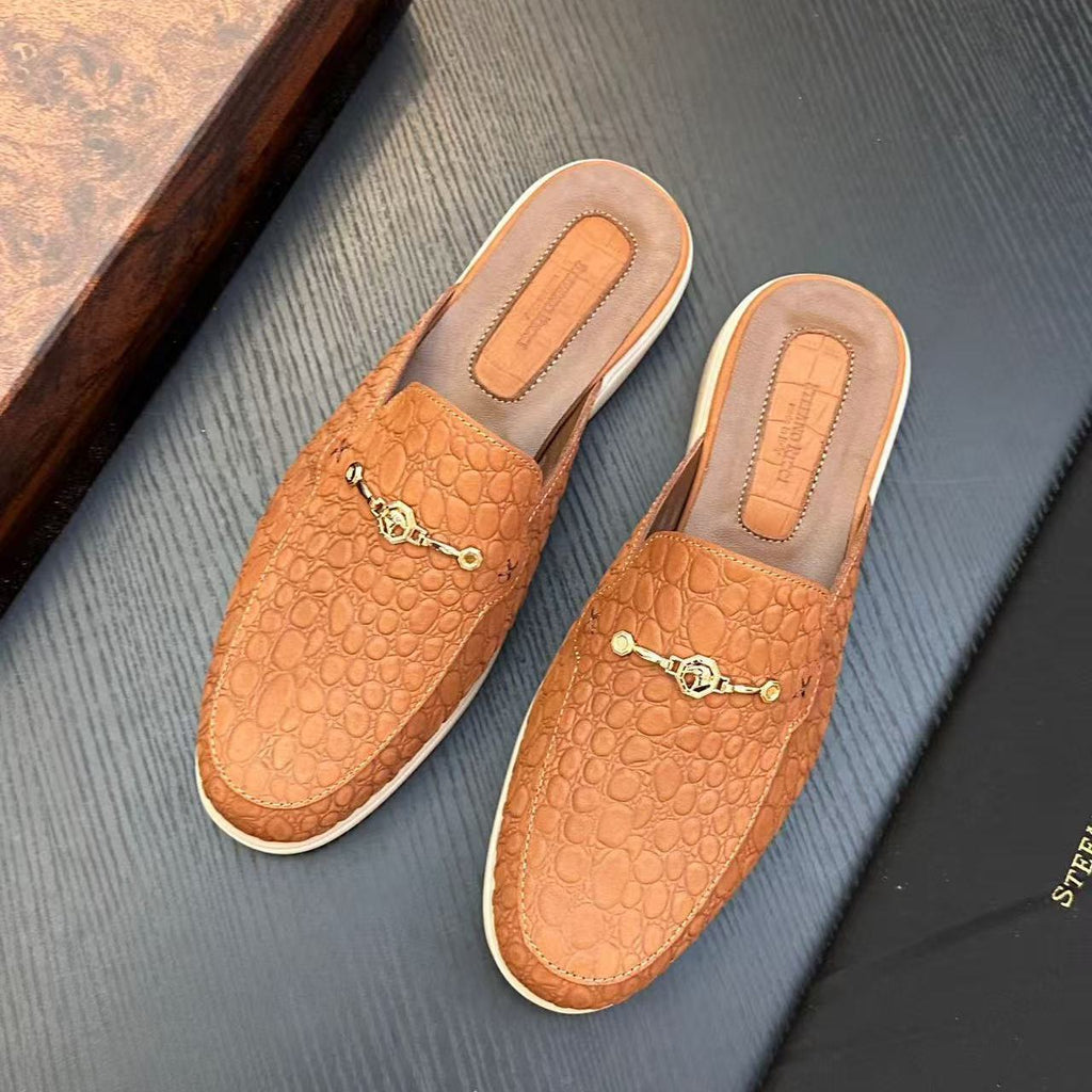 Stefano Ricci SR New Men's Fashion Casual Closed-Toe Slippers (Export Shoes)