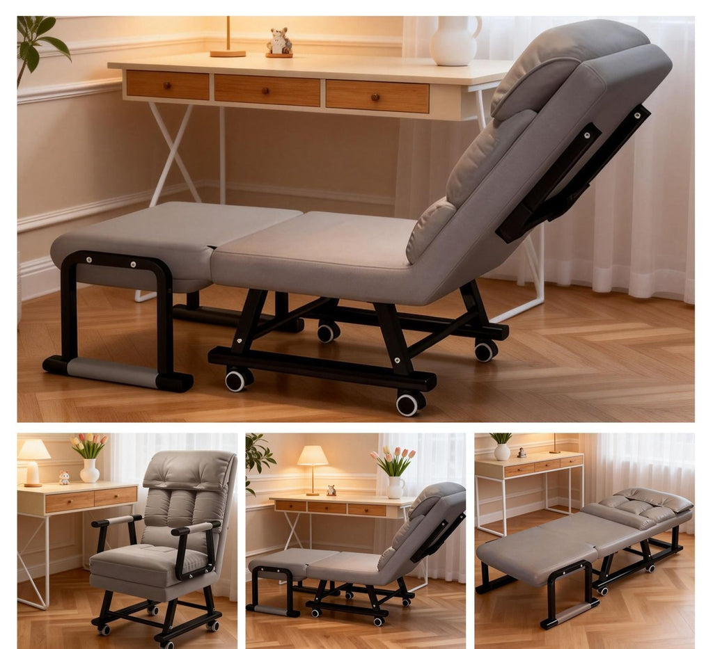 Office chair - fold chair, can sleep, very suitable for office tips and dormitory Sofa Bed 65: Package dimensions 123*62*14 cm, 11 kg
Sofa Bed 80: Package dimensions 123*77*14 cm, weight 11.4 kg
Sofa Bed 100: Package dimensions 123*96*15 cm, weight 13.5 k