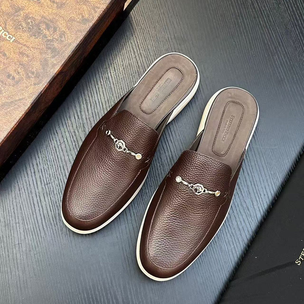 Stefano Ricci SR New Men's Fashion Casual Closed-Toe Slippers (Export Shoes)