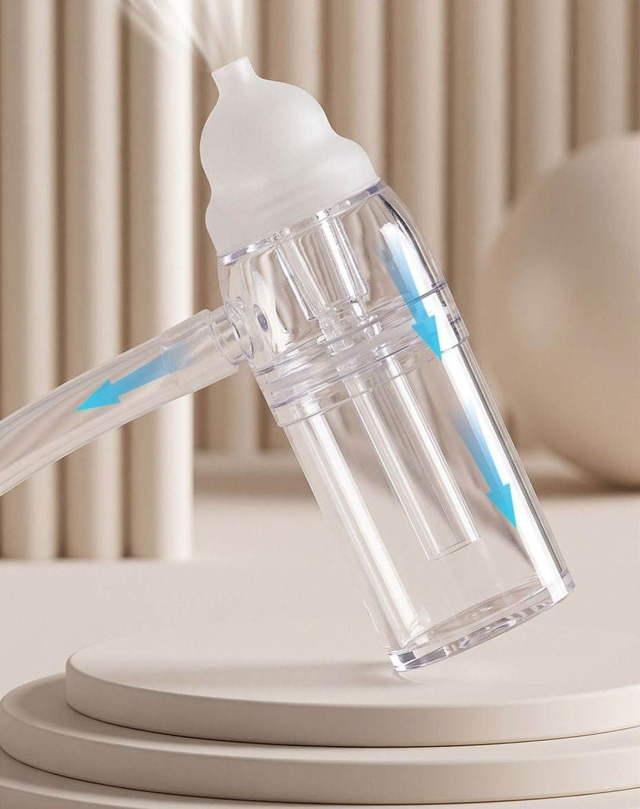 Large Pull-Out Nasal Aspirator with Negative Pressure Vacuum for Nasal Discharge