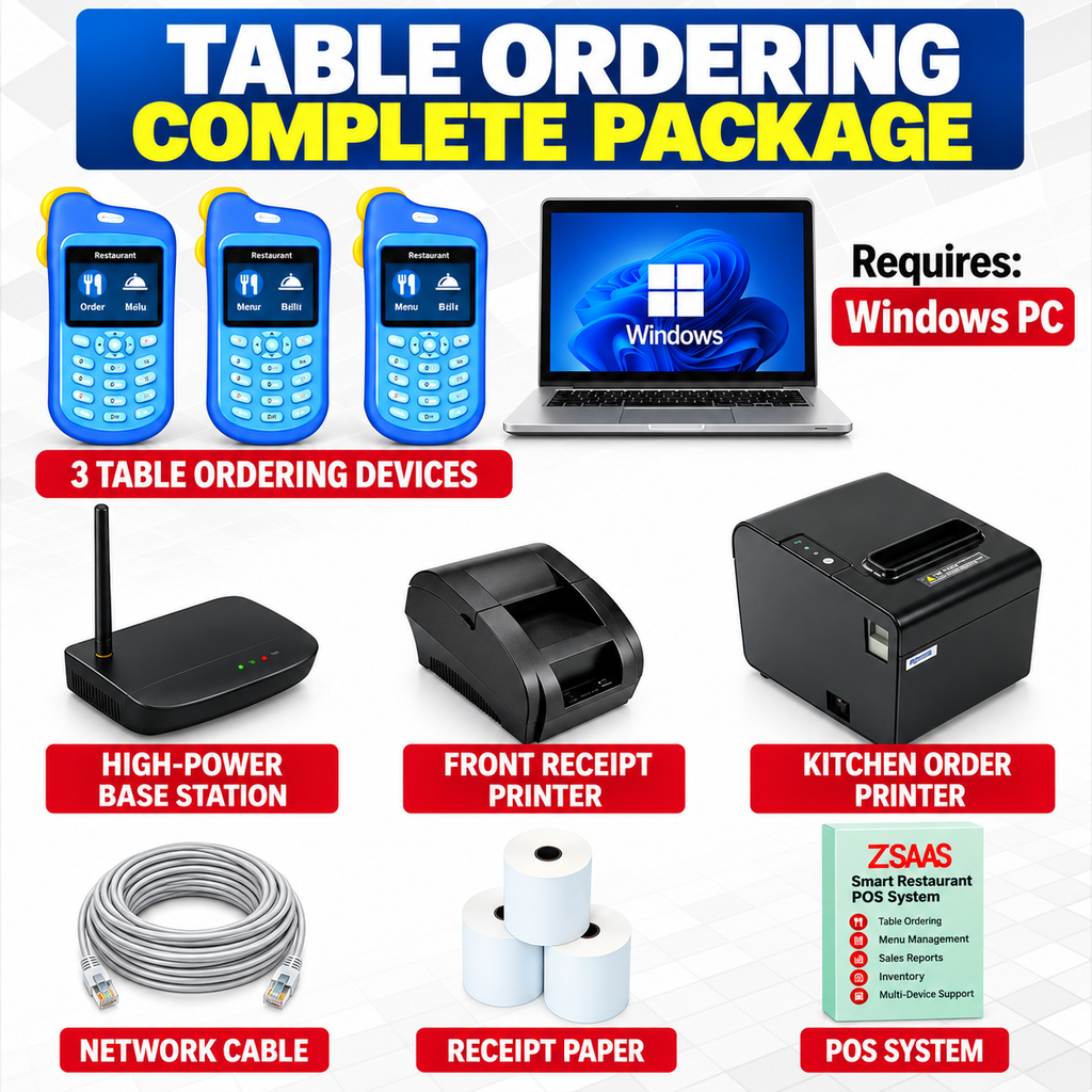 POS System for Restaurants, milk tea shops, fast food, bars, cash registers, restaurants, QR code ordering