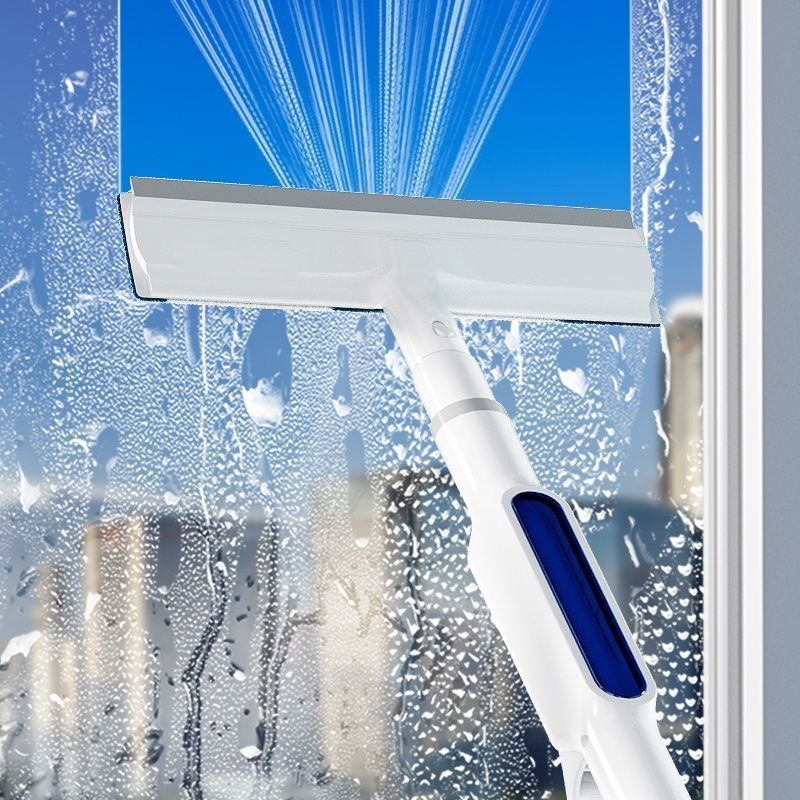 Window cleaning tool, high-rise building exterior cleaning spray glass scraper