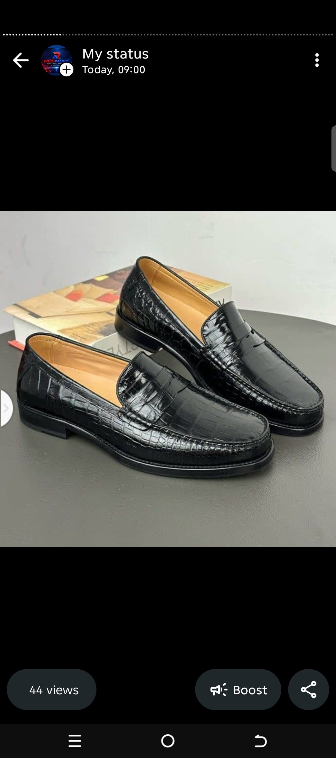 Thai imported crocodile leather men's shoes, high-end business slip-on genuine leather casual shoes