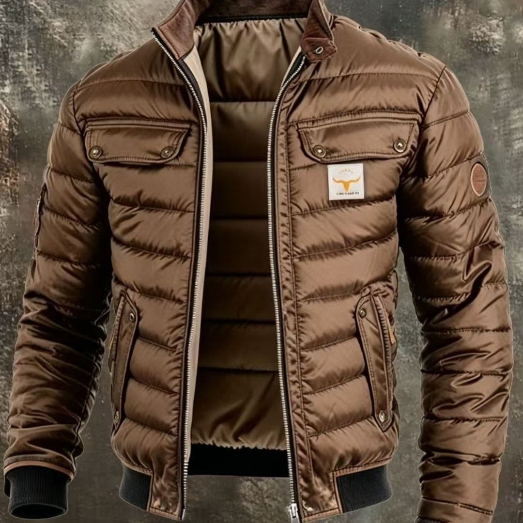 Retro-style leather quilted patchwork design, perfect for autumn and winter, available on Resmore and Amazon