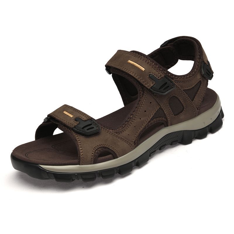 CECD Men's Shoes 2025 Summer Hot Selling Sandals - Top Layer Cowhide Soft Leather