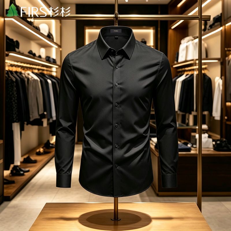2026 Summer Embroidered Men's Short-Sleeve T-Shirt Trendy Slim Fit Crew Neck