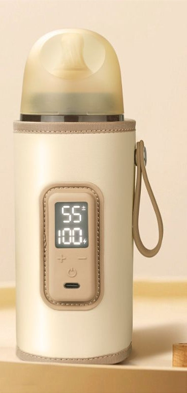 Constant temperature baby bottle shaker, 2-in-1 for warming milk, fully automatic and quiet for babies.