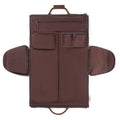 [Stylish Leather Shoe Compartment Trolley Travel Bag] Genuine Leather Suit Storage Bag with a Luxurious Feel